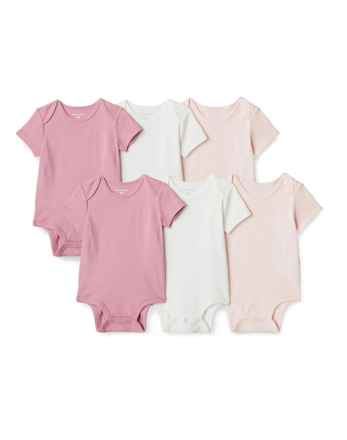 Unisex Babies' Short-Sleeve Bodysuits-5