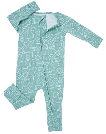 Natural Bamboo Viscose Zip Sleepsuits-2