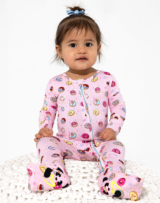 Natural Bamboo Viscose Zip Sleepsuits-1