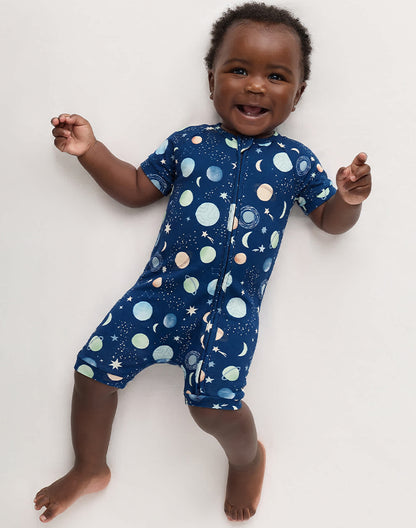 Natural Bamboo Viscose Zip Sleepsuits-3