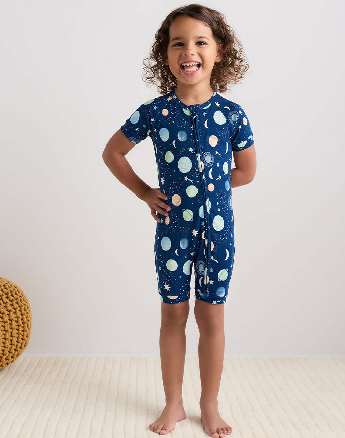 Natural Bamboo Viscose Zip Sleepsuits-3
