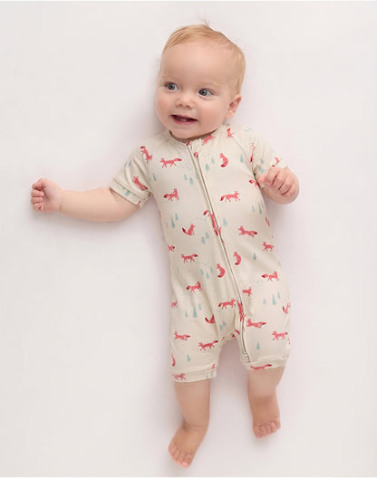 Natural Bamboo Viscose Zip Sleepsuits-3