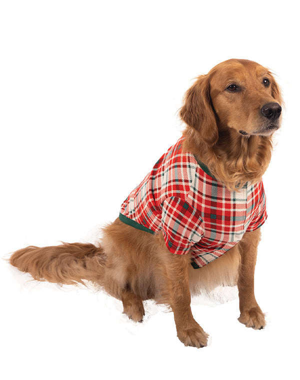 Modern Plaid Matching Family Set